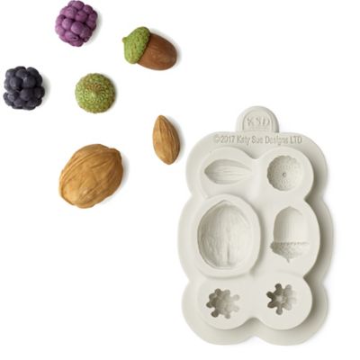 Katy Sue Designs Nuts and Berries Silicone Mould - (Image 1)