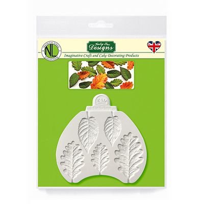 Katy Sue Designs Blackberry and Oak Leaves Silicone Mould - (Image 3)