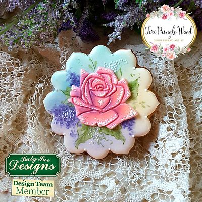 Katy Sue Designs Creative Cake Silicone Mould Embosser – Roses - (Image 2)