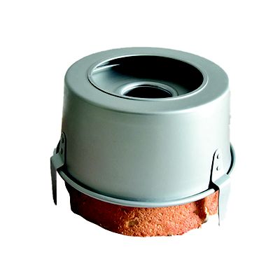 18cm Silver Anodised Aluminium Angel Food Cake Tin Lakeland