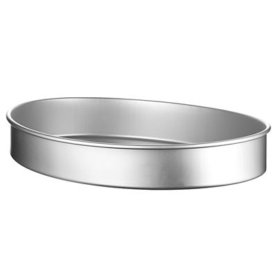Lakeland Silver Anodised Aluminium Large Oval Cake Tin – 35.5 x 26.5cm image(5)