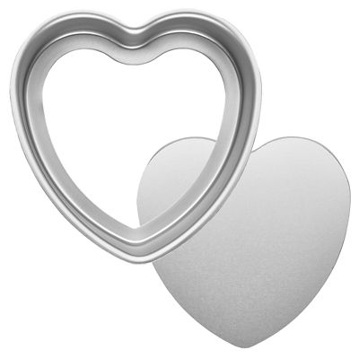 Lakeland Silver Anodised Aluminium 15cm Loose-Based Heart Tin alt image 4
