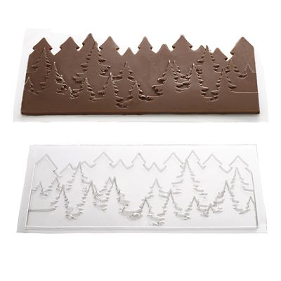 Pine Trees Skyline Chocolate Mould 27 x 13cm image(1)
