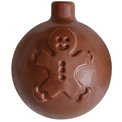 Christmas Bauble Chocolate Mould - Makes 4 Hollow Baubles - (Image 4)