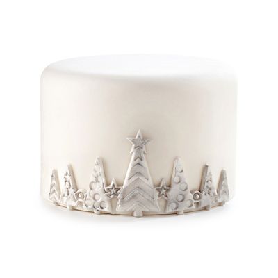 JEM Pop It Mould – 7 Christmas Trees Border Icing Mould - (Image 2)