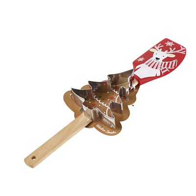 Reindeer Spatula and Christmas Tree Cookie Cutter Set image(2)
