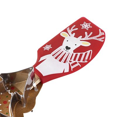 Reindeer Spatula and Christmas Tree Cookie Cutter Set image(3)