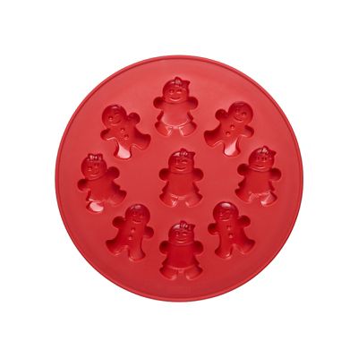 9 Mini Gingerbread People Silicone Mould  - (Image 3)