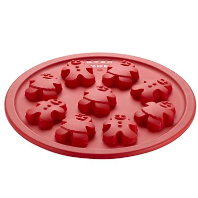 9 Mini Gingerbread People Silicone Mould  - (Image 4)