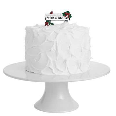 Merry Christmas Street Sign Resin Cake Topper image(2)