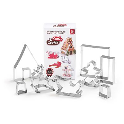 9pc Christmas Gingerbread House Cutter Gift Set image(3)