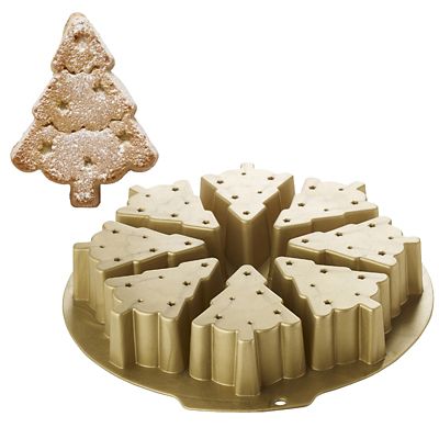 Christmas Tree 8 Hole Silicone Cake Jelly Mould Lakeland