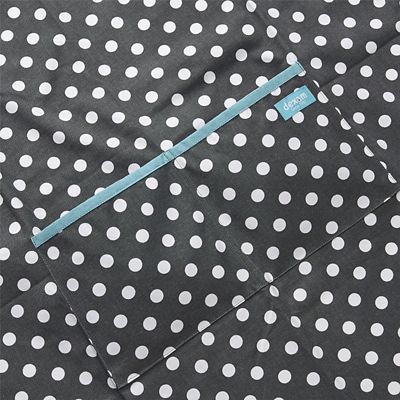 Dexam Slate Grey Polka Dot Apron with Adjustable Neck Tie 80 x 70cm alt image 2