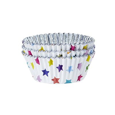 30 PME Star Foil Lined Cupcake Cases - (Image 2)