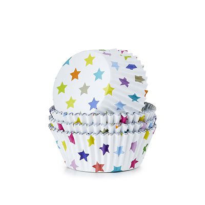 30 PME Star Foil Lined Cupcake Cases - (Image 4)