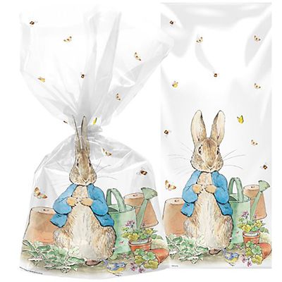20 Peter Rabbit Cellophane Presentation Bags with Twist Ties image(3)