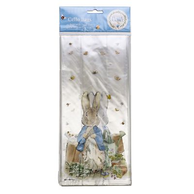 20 Peter Rabbit Cellophane Presentation Bags with Twist Ties image(4)