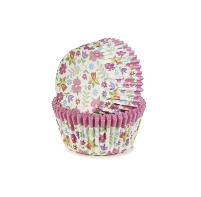 40 Summer Flower Cupcake Cases image(1)