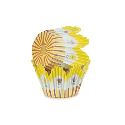 60 Floral Tulip Cupcake Cases image(5)