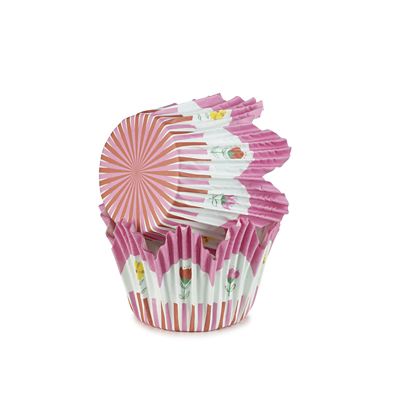 60 Floral Tulip Cupcake Cases image(8)