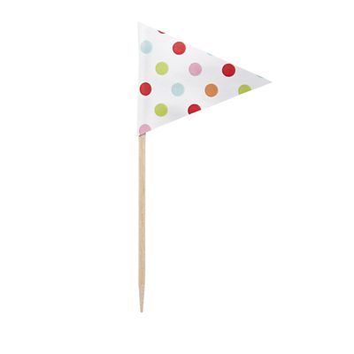 20 Bright Coloured Food Flags image(4)