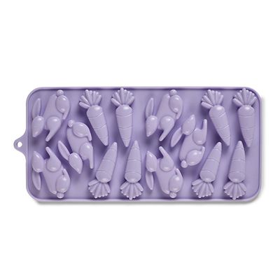 Silicone Easter Bunnies and Carrots Chocolate Mould image(4)