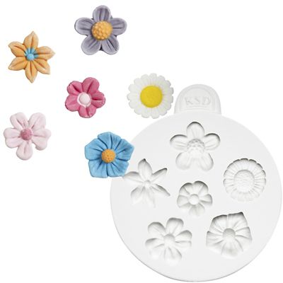 Katy Sue Designs Flowers Flexible Silicone Mould image(1)