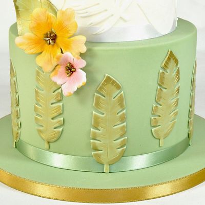 FMM Totally Tropical Leaves Icing Cutters – Pack of 4 - (Image 2)