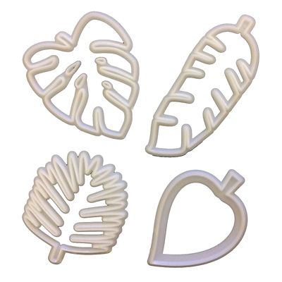 FMM Totally Tropical Leaves Icing Cutters – Pack of 4 - (Image 3)