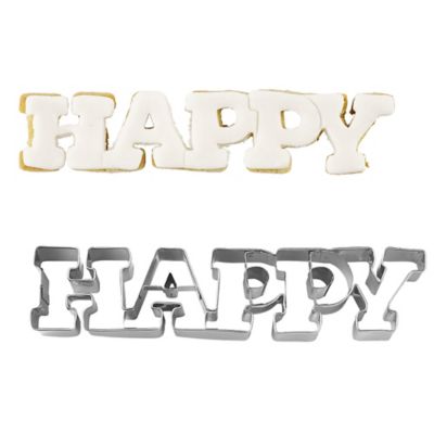 RBV Birkmann HAPPY Lettering Cookie Cutter image(1)