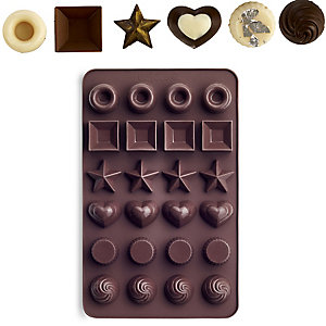 Lakeland 24 Chocolate Box Shapes Mould