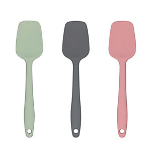 My Kitchen 1 Silicone-Coated Mini Spoon Spatula – Colours Vary