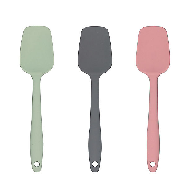 My Kitchen 1 Silicone-Coated Mini Spoon Spatula – Colours Vary image(1)