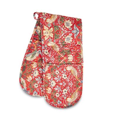 William Morris Strawberry Thief Double Oven Glove image(1)