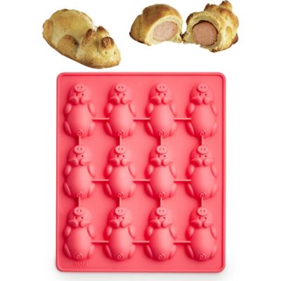 Mobi Silicone Mold: Pigs in Blankets