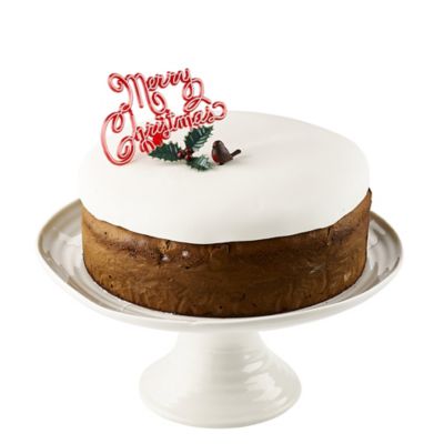 3pc Traditional Christmas Yule Log Topper Set image(2)