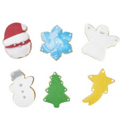 6 Christmas Cookie Cutters on a Ring image(2)