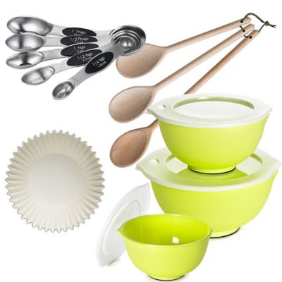 Nesting Bowls & Greaseproof Cases Baking Kit Lakeland