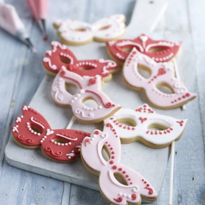 2 Venetian Mask Cookie Cutters image(2)