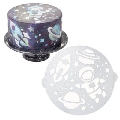 Space Baking Kit - Mould, Cutters, Cases & Stencil image(4)