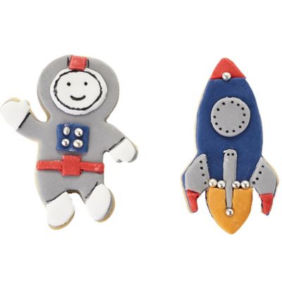 Space Baking Kit - Mould, Cutters, Cases & Stencil image(5)