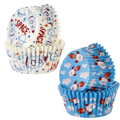 Space Baking Kit - Mould, Cutters, Cases & Stencil image(6)