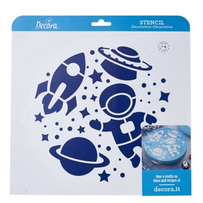 Space Baking Kit - Mould, Cutters, Cases & Stencil image(7)