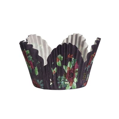 48 Lakeland Winter Florals Greaseproof Cupcake Cases image(2)