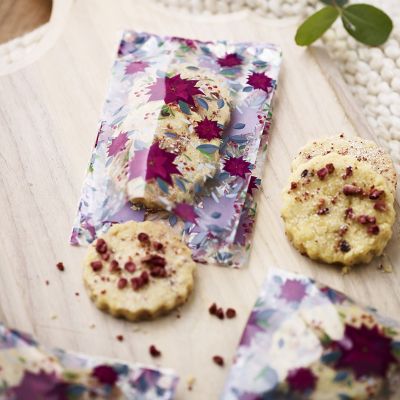 24 Poinsettia Festive Treat Bags image(3)