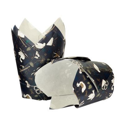 12 Days of Christmas Tulip Shaped Muffin Cases – Pack of 50 image(2)