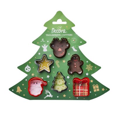 6 Decora Christmas Mini Cookie Cutters image(2)