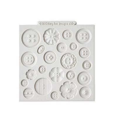 Katy Sue Designs Buttons Silicone Icing Mould image(1)