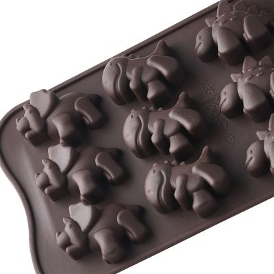 12 Dinosaur Chocolate Shapes Silicone Mould image(3)