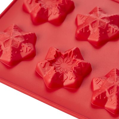 2 Lakeland Snowflake Silicone Chocolate Moulds image(3)
